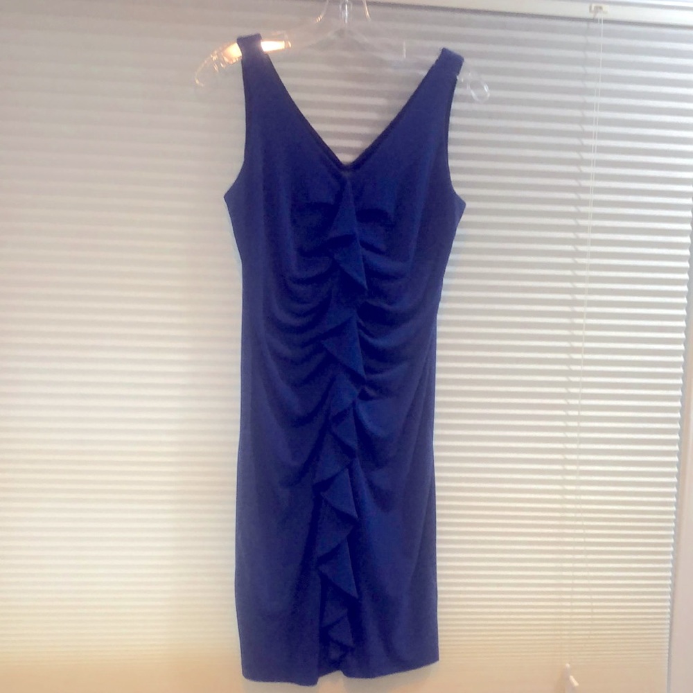 Royal blue ruffles